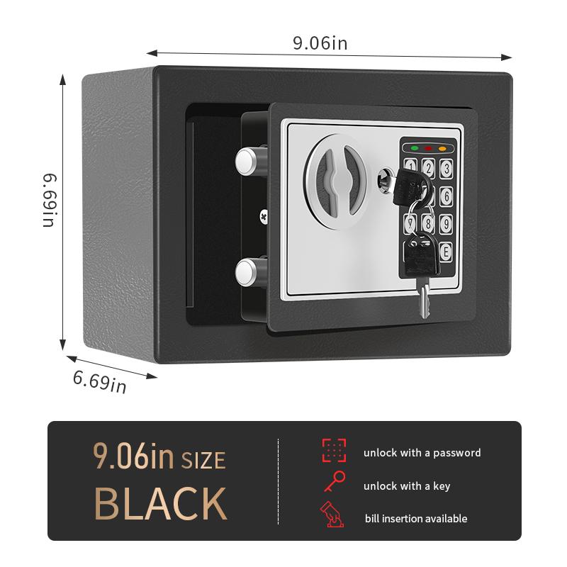 Electronic Password Security Box – Safe Storage for Money, Keys & Valuables, Mechanical Lock, Anti-Theft, Ideal for Home, Office, & Dorm Use – No Batteries Included