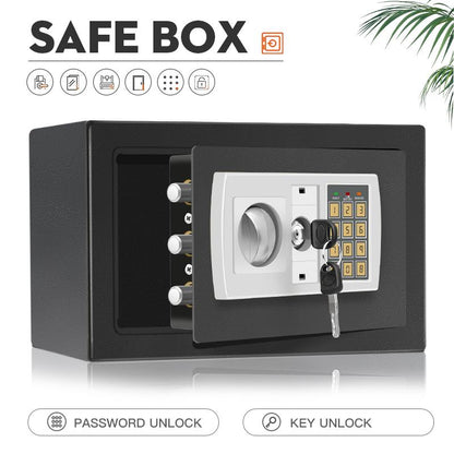 Electronic Password Security Box – Safe Storage for Money, Keys & Valuables, Mechanical Lock, Anti-Theft, Ideal for Home, Office, & Dorm Use – No Batteries Included