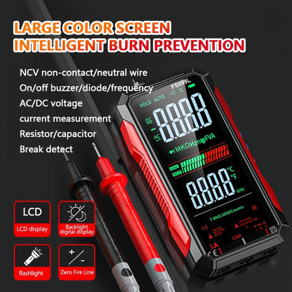 Fully Automatic True RMS 6000-Count Digital Voltmeter – Professional Voltage Tester for Home, Automotive & Industrial Use