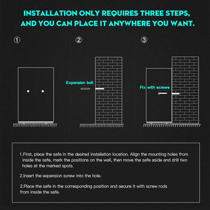 Electronic Password Security Box – Safe Storage for Money, Keys & Valuables, Mechanical Lock, Anti-Theft, Ideal for Home, Office, & Dorm Use – No Batteries Included