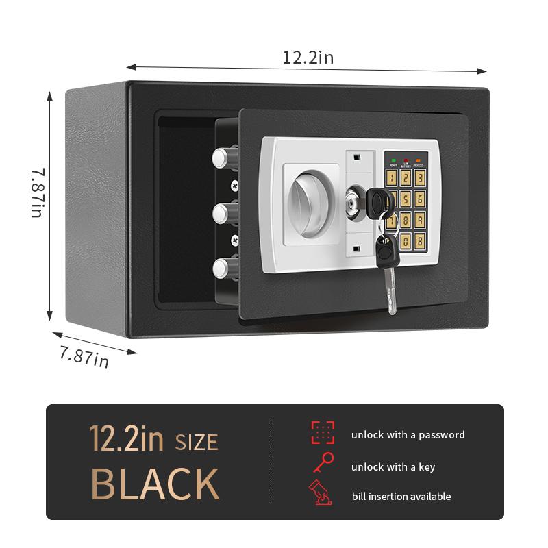 Electronic Password Security Box – Safe Storage for Money, Keys & Valuables, Mechanical Lock, Anti-Theft, Ideal for Home, Office, & Dorm Use – No Batteries Included